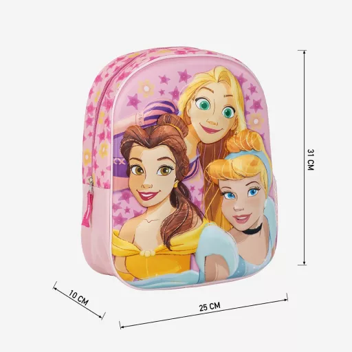 Disney Hercegnők 3D hátizsák, táska 31cm