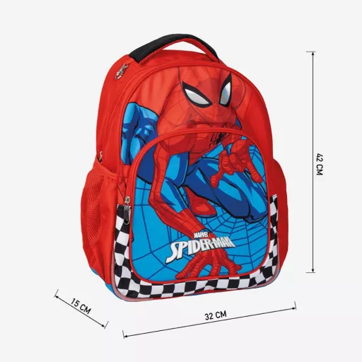 Pókember Checked iskolatáska, táska 42cm