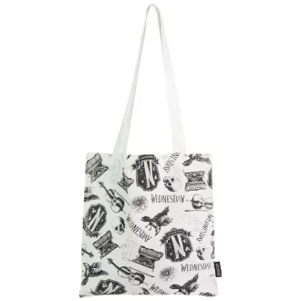 Wednesday Black shopping bag, bevásárlótáska 39 cm