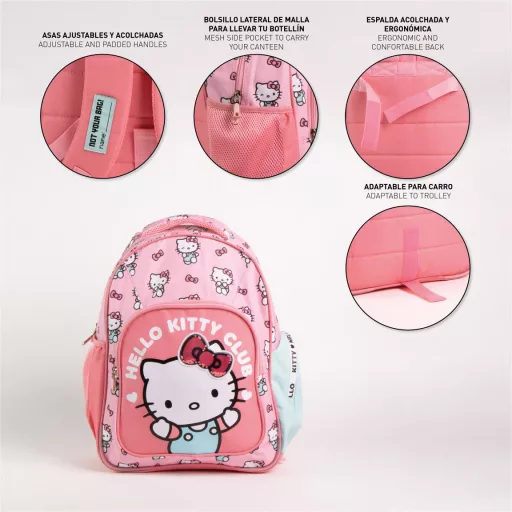 Hello Kitty Club iskolatáska, táska 42cm