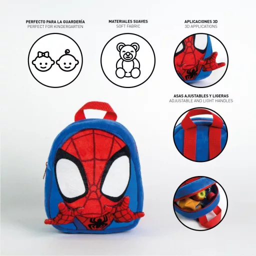 Pókember Mini Crawler plüss hátizsák, táska 22cm