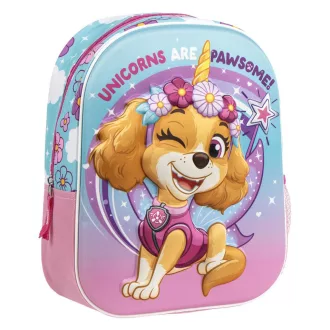 Mancs Őrjárat Unicorns 3D hátizsák, táska 31cm