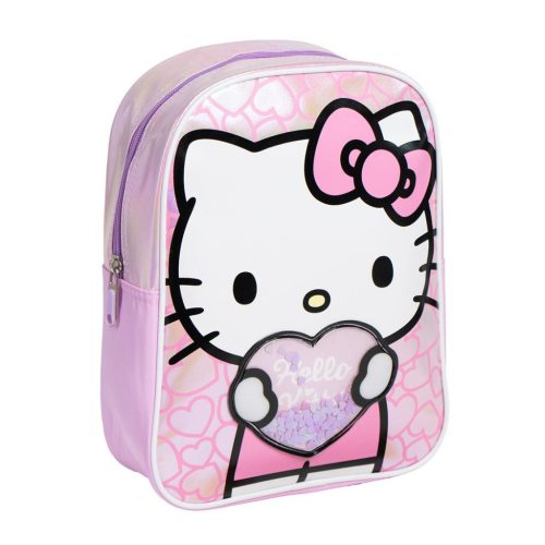 Hello Kitty Heart hologrammos hátizsák, táska 32cm