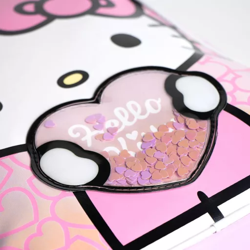 Hello Kitty Heart hologrammos hátizsák, táska 32cm
