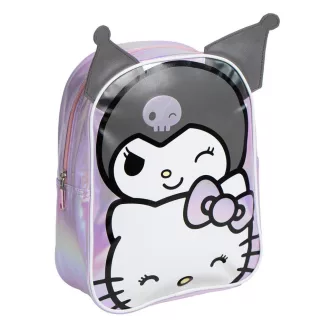 Hello Kitty Kuromi hologrammos hátizsák, táska 32cm