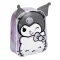 Hello Kitty Kuromi hologrammos hátizsák, táska 32cm