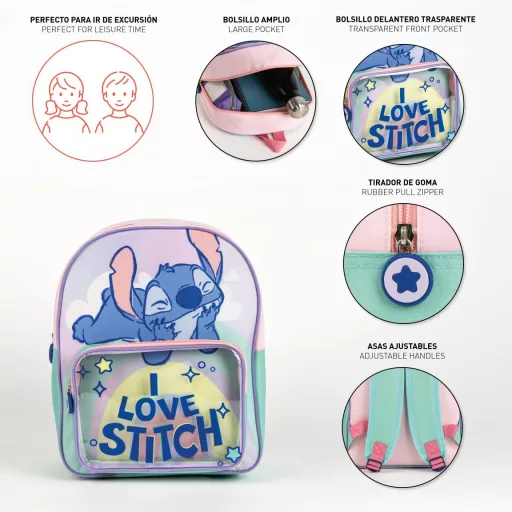 Disney Lilo és Stitch, A csillagkutya hátizsák, táska 30cm