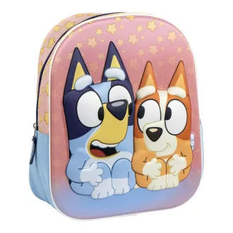 Bluey Stars 3D hátizsák, táska 31cm