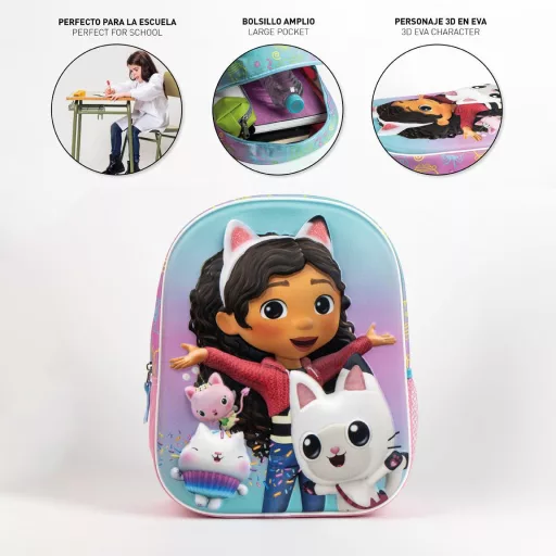 Gabi babaháza Fun 3D hátizsák, táska 31cm
