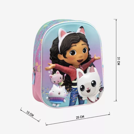 Gabi babaháza Fun 3D hátizsák, táska 31cm