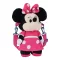 Disney Minnie Pink plüss hátizsák, táska 34cm