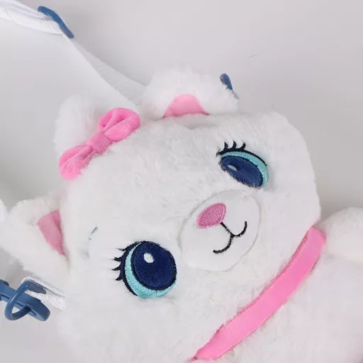 Disney Marie White plüss hátizsák, táska 28 cm