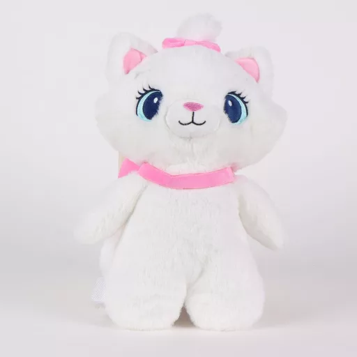 Disney Marie White plüss hátizsák, táska 30cm
