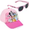 Bluey Pink Team napszemüveg és baseball sapka szett