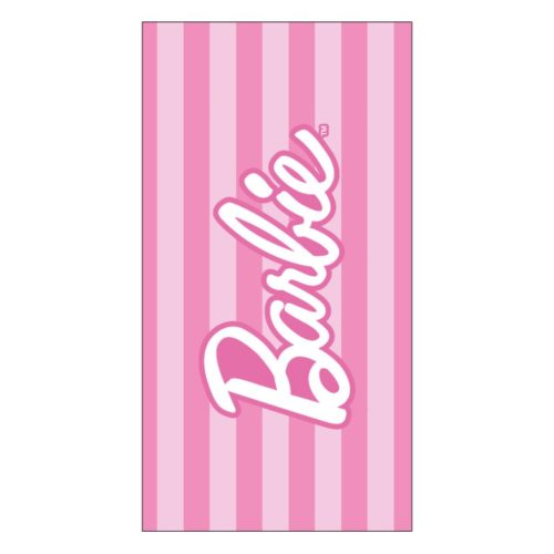 Barbie Striped fürdőlepedő, strand törölköző 70x140 cm (Fast Dry)