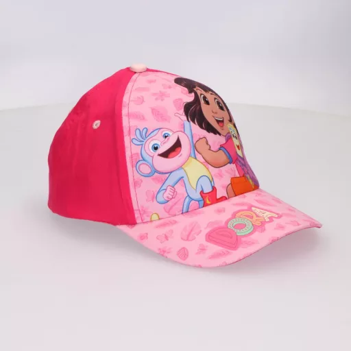 Dóra, a felfedező Pink napszemüveg és baseball sapka szett