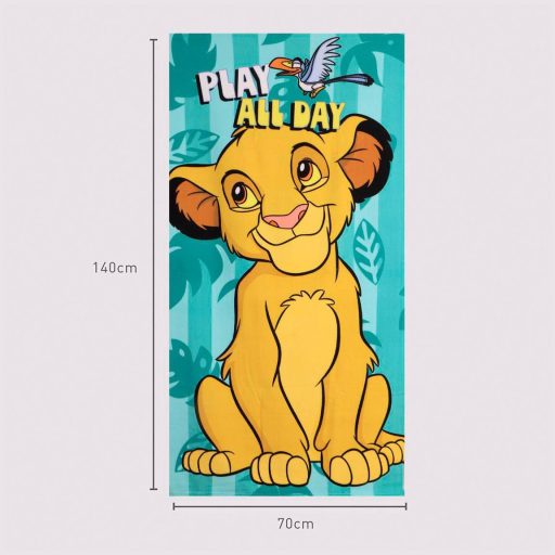 Disney Az Oroszlánkirály All Day fürdőlepedő, strandtörölköző 70x140cm (Fast Dry)