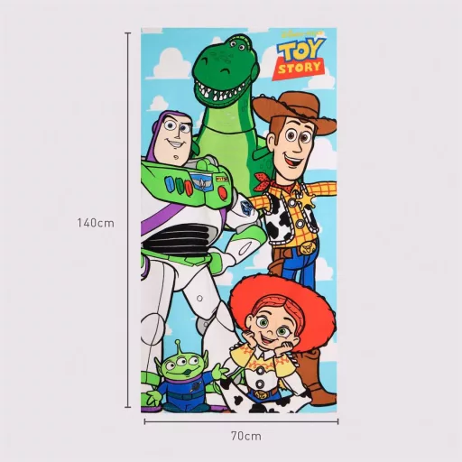 Disney Játékháború Crew fürdőlepedő, strandtörölköző 70x140cm (Fast Dry)
