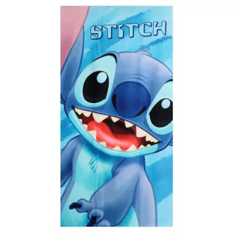   Disney Lilo és Stitch, A csillagkutya Big Smile fürdőlepedő, strandtörölköző 70x140cm (Fast Dry)