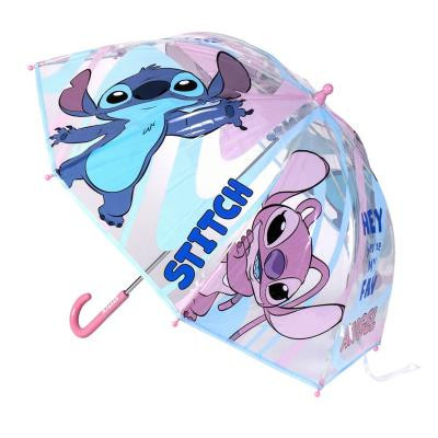 Disney Lilo és Stitch, A csillagkutya Angel gyerek átlátszó esernyő 71 cm