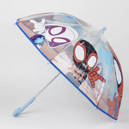 Pókember Spidey gyerek átlátszó esernyő Ø74cm