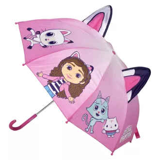 Gabi babaháza Pink gyerek esernyő füllel 71 cm