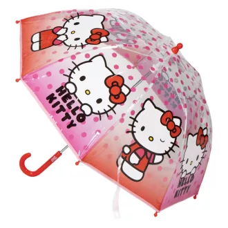 Hello Kitty Dots gyerek átlátszó esernyő 71 cm