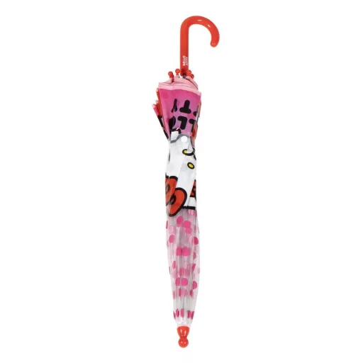 Hello Kitty Dots gyerek átlátszó esernyő 71 cm