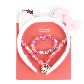 Hello Kitty Ears ékszer és hajpánt szett
