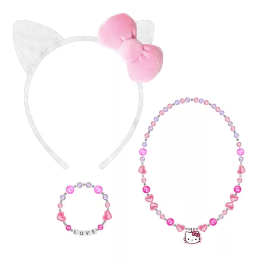 Hello Kitty Ears ékszer és hajpánt szett