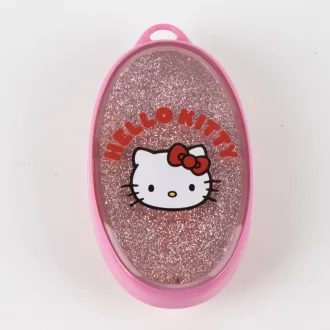 Hello Kitty Pink csillámos hajkefe 13cm