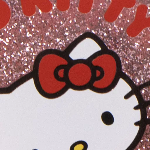 Hello Kitty Pink csillámos hajkefe 13cm