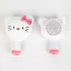 Hello Kitty White mini plüss hajkefe 13cm