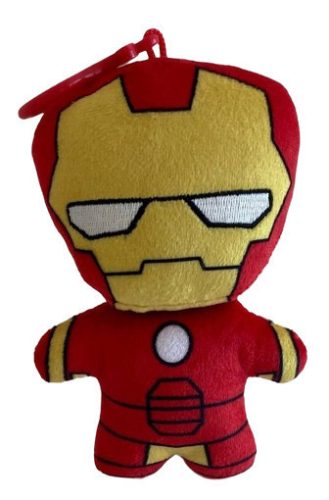 Bosszúállók Iron Man 2D plüss figura akasztóval 13cm