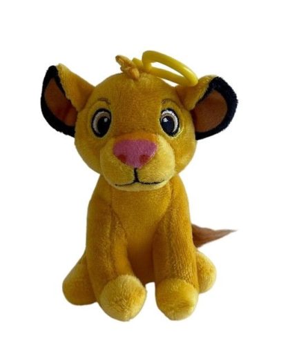 Disney Az Oroszlánkirály Simba 3D plüss figura akasztóval 13cm