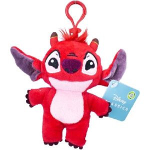 Disney Lilo és Stitch, A csillagkutya Leroy 2D plüss figura akasztóval 14cm