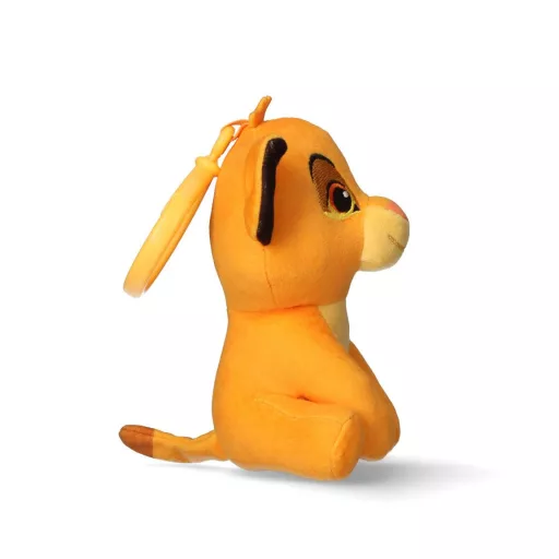 Disney Az Oroszlánkirály Simba 3D plüss figura akasztóval, táskadísz 13cm