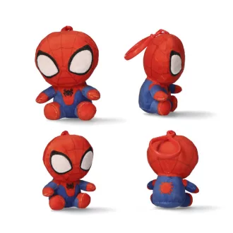Pókember Red 3D plüss figura akasztóval, táskadísz 13cm