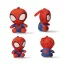 Pókember Red 3D plüss figura akasztóval, táskadísz 13cm