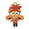 Disney Agymanók Anxiety 3D plüss figura akasztóval, táskadísz 13cm