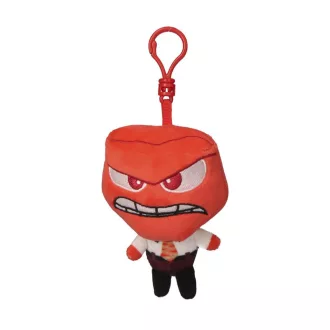 Disney Agymanók Anger 3D plüss figura akasztóval, táskadísz 12cm