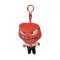 Disney Agymanók Anger 3D plüss figura akasztóval, táskadísz 12cm
