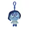 Disney Agymanók Sadness 3D plüss figura akasztóval, táskadísz 12cm