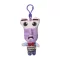 Disney Agymanók Fear 3D plüss figura akasztóval, táskadísz 12cm