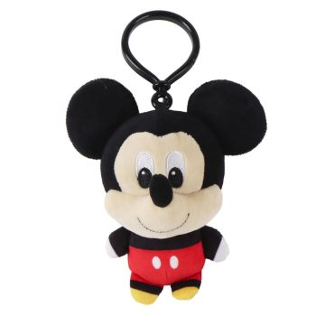 Disney Mickey Smile 3D plüss figura akasztóval, táskadísz 13cm