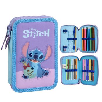   Disney Lilo és Stitch, A csillagkutya Scrump tolltartó töltött 2 emeletes