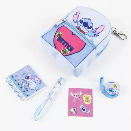 Disney Lilo és Stitch, A csillagkutya Ananas mini táska kulcstartó szett