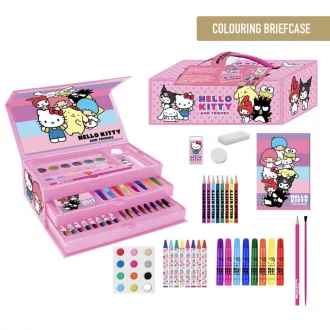 Hello Kitty Friends írószer szett bőröndben