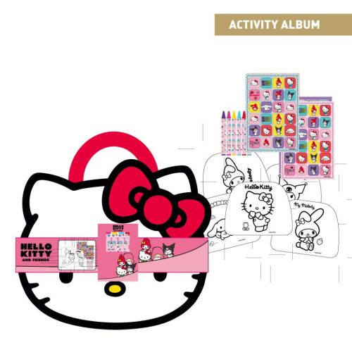 Hello Kitty Friends színező, activity szett
