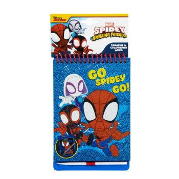 Pókember Go Spidey scratch képkarcoló és színező szett